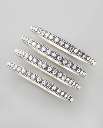 Chamak By Priya Kakkar Set Of 4 Crystal Bangles - Lyst