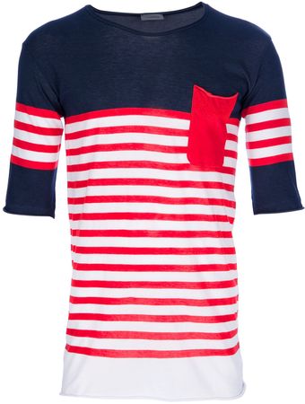 Laneus Three Quarter Sleeve Jumper - Lyst