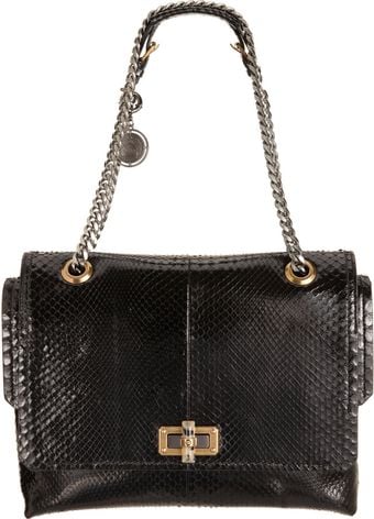 Lanvin Python Happy Medium Shoulder Bag - Lyst