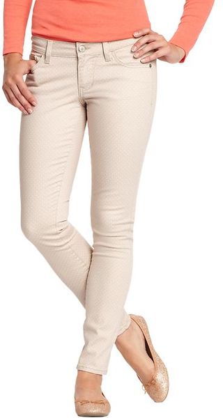 Old Navy The Rockstar Microdot Skinny Jeans - Lyst