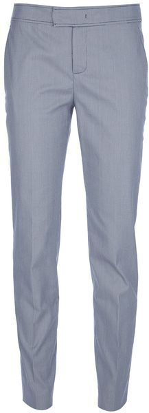 RED Valentino Checked Slim Trouser - Lyst