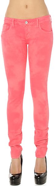 Vans The 5 Pocket Skinny Denim Jean in Sorbet Marble - Lyst