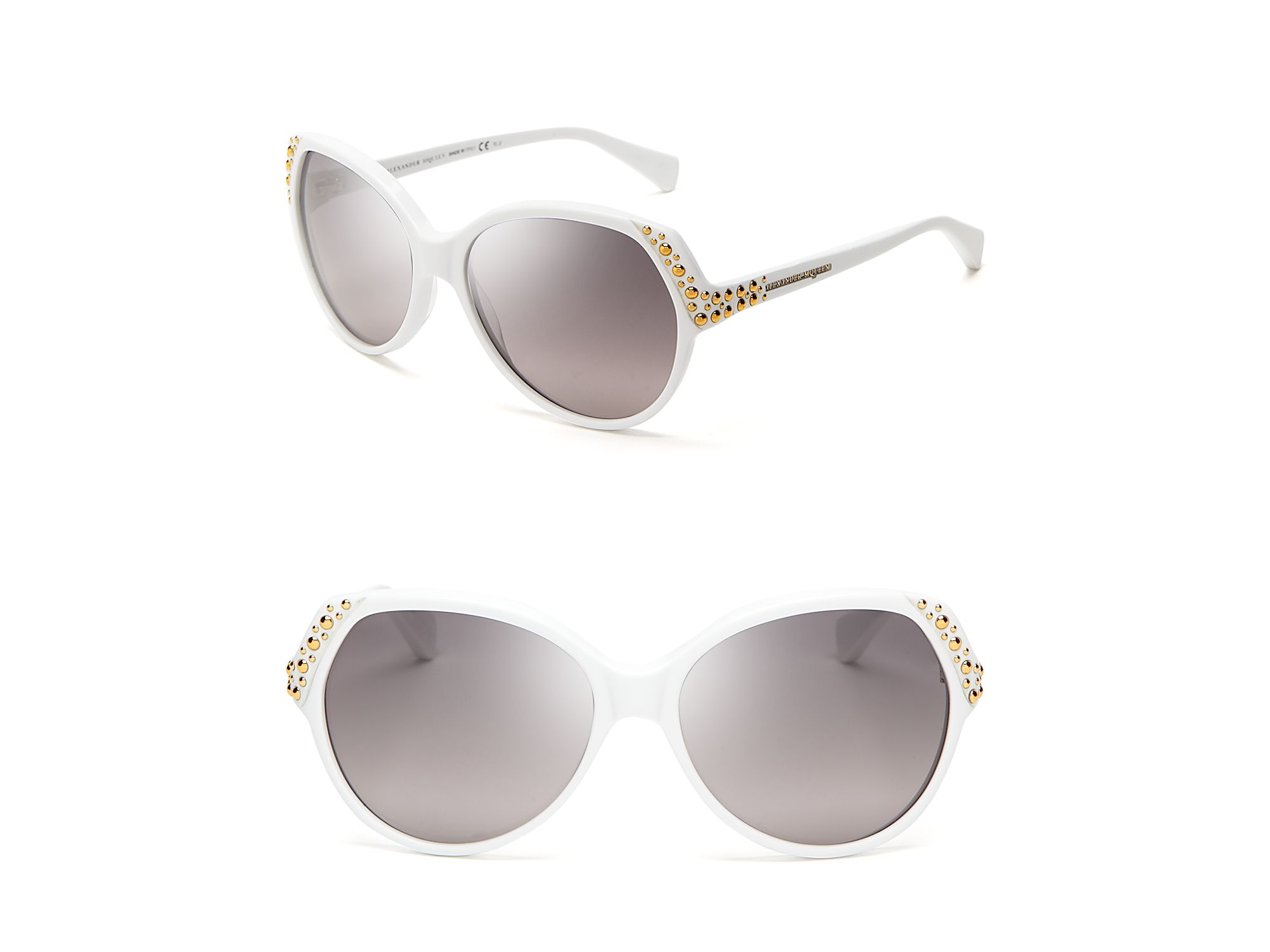 alexander mcqueen round sunglasses
