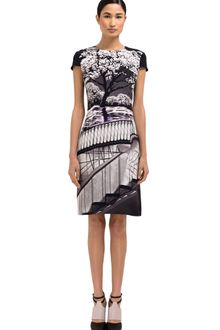 Mary Katrantzou Printed Cap Sleeve Dress - Lyst