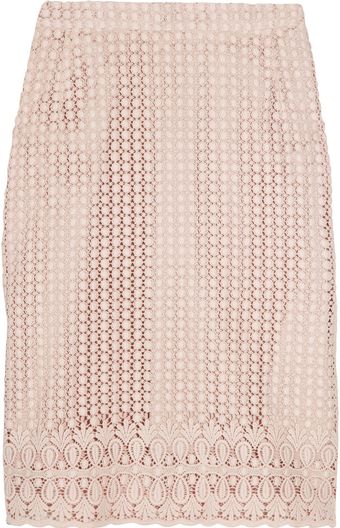 Collette By Collette Dinnigan Seed Of Love Crochet knit Cotton Skirt - Lyst