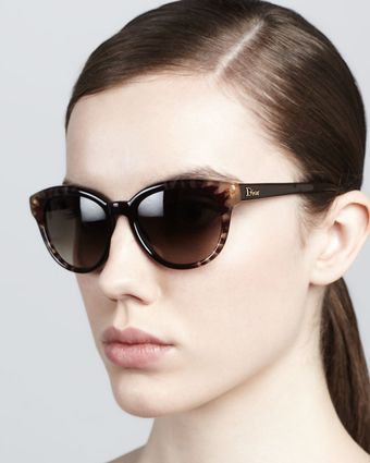 Dior Rounded Flower Sunglasses - Lyst
