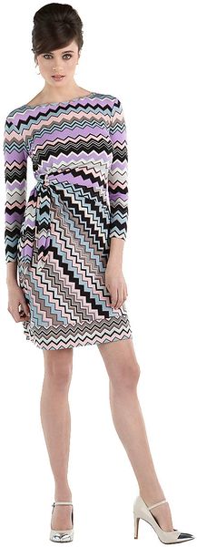 Donna Morgan Link Sidetie Dress - Lyst