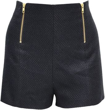 Jane Norman Zip Front Shorts - Lyst