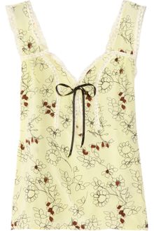 Marni Printed Silk Camisole - Lyst