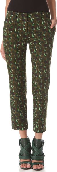 Derek Lam Cropped Trousers - Lyst