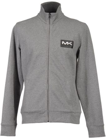 Michael Kors Zip Sweatshirt - Lyst