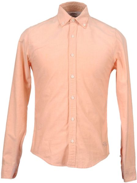 scotch and soda pink shirt