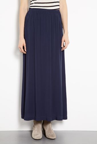 Splendid Elastic Waist Floaty Maxi Skirt with Pockets - Lyst