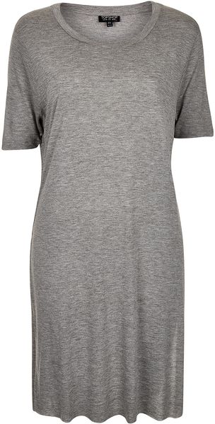 Topshop Split Side Tee - Lyst