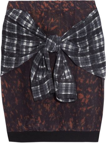 3.1 Phillip Lim Printed Silk Skirt - Lyst