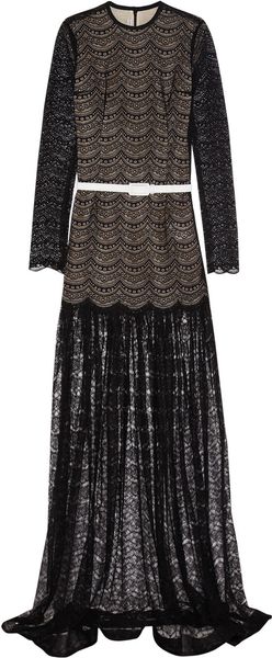 Alessandra Rich Lace Gown - Lyst
