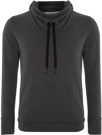 Diesel Cowl Neck Sweatshirt - Lyst