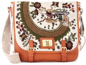 Emilio Pucci Embroidered Satchel - Lyst