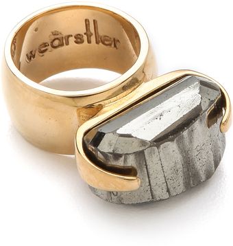 Kelly Wearstler Faceted Pyrite Ring - Lyst