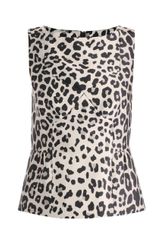 Marc Jacobs Satin Leopard-Print Top
