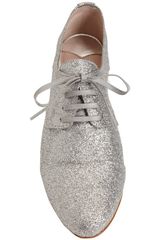 Miu Miu Glittered Cap Toe Oxford