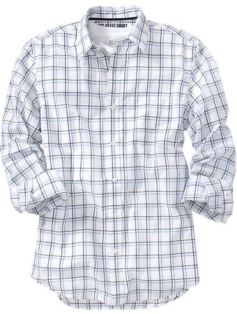 Old Navy Everyday Classic Slimfit Shirts - Lyst