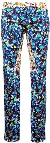 Roseanna Neon Gab Floral Riding Pant - Lyst