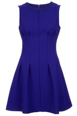 Topshop Seam Waist Shift Dress