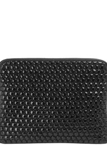 3.1 Phillip Lim Black 31 Minute Quilted Bubble Leather Pouch - Lyst