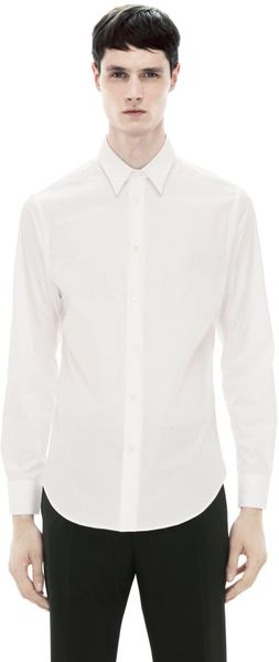 Acne Crisp White Shirt - Lyst