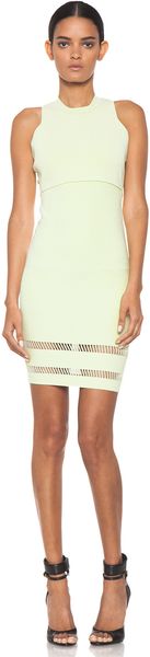 Alexander Wang Suspension Fitted Tank Dress in Highlighter - Lyst