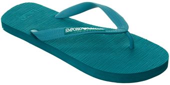 Emporio Armani Basic Flip Flop - Lyst
