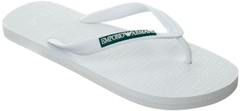 Emporio Armani Basic Flip Flop - Lyst