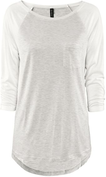 H&M Raglan Sleve T-shirt Top - Lyst