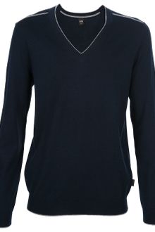 Hugo Boss V-neck Sweater - Lyst