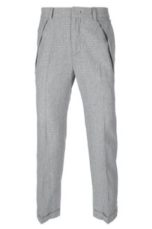 Kai Aakmann Pleated Cropped Leg Trouser - Lyst