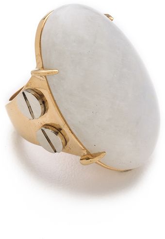 Kelly Wearstler Oval Moonstone Cocktail Ring - Lyst