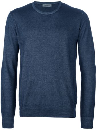 Lagerfeld Crew Neck Sweater - Lyst