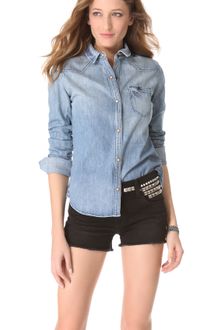 Textile Elizabeth And James Austin Shirt - Lyst