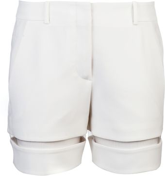 Alexander Wang Flat Front Boy Shorts - Lyst