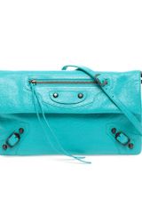 Balenciaga Giant Leather Envelope Clutch