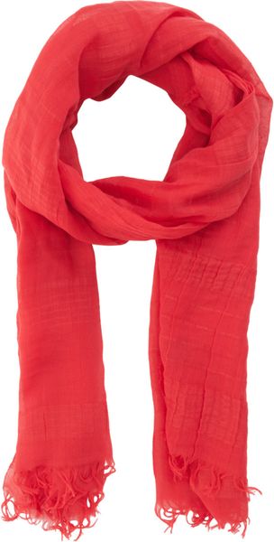Barneys New York Gauzy Tonal Stripe Scarf - Lyst