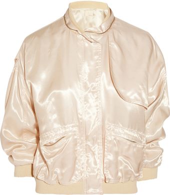 Girl. By Band Of Outsiders Satin-Twill Bomber Jacket - Lyst