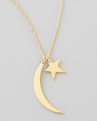 Jennifer Zeuner Moon Star Charm Necklace - Lyst