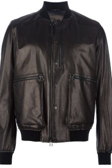 Lanvin Blouson Leather Jacket - Lyst