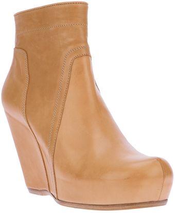 Rick Owens Wedge Boot - Lyst