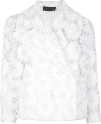 Simone Rocha Big Daisy Embroidered Jacket - Lyst