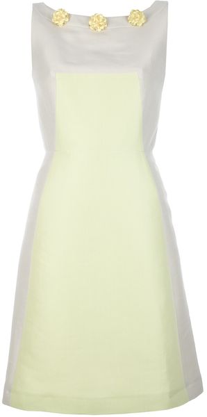 Tara Jarmon Motif Detailed Dress - Lyst