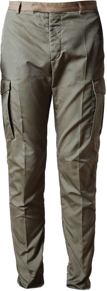 Valentino Washed Cargo Trousers - Lyst