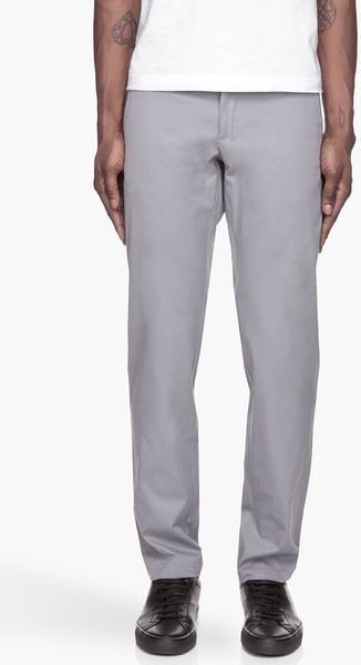 Billtornade Gray and Blue trimmed Dino Trousers - Lyst